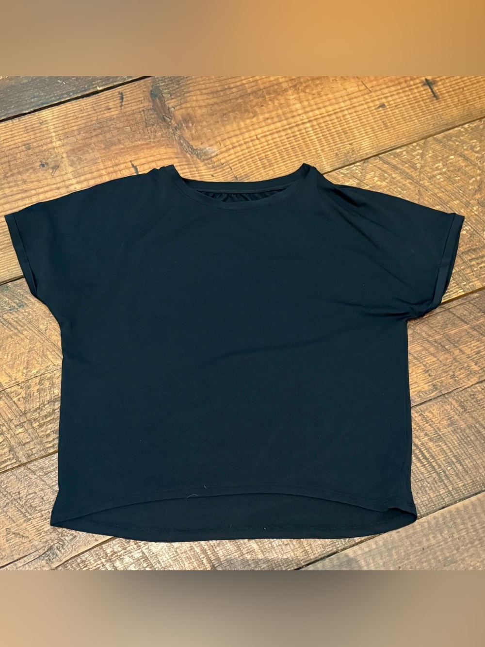 Black Crop Top Sz 14-16